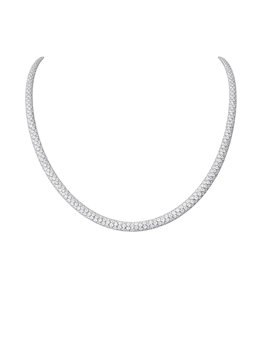 Wish Fine Jewelry 17.30ct Diamond 18K Gold Rope Necklace
