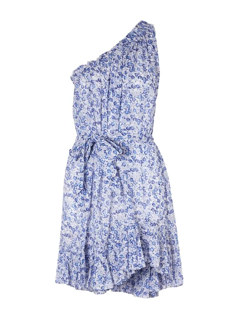 Marant Étoile Estella Floral-print Organic Cotton Mini Dress