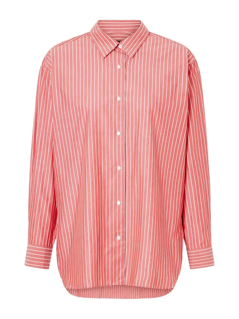 Nili Lotan Yorke Striped Cotton Shirt