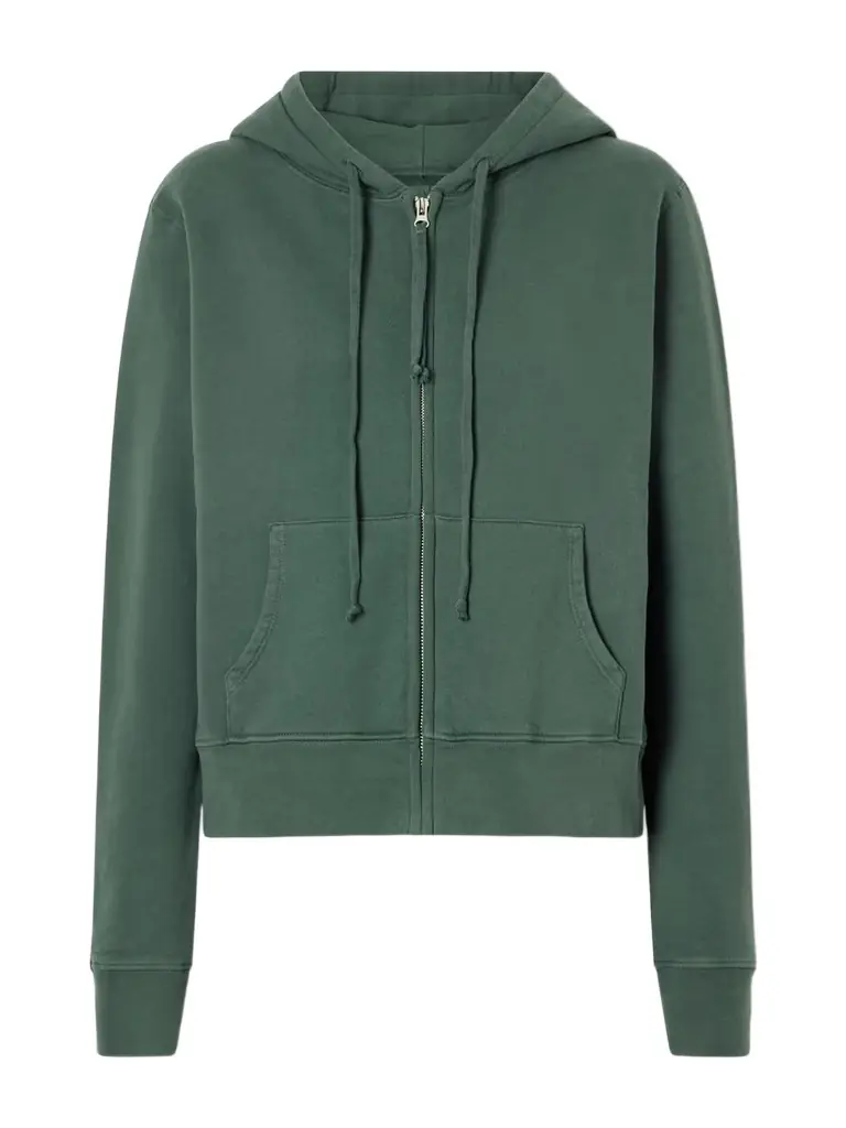 Nili Lotan Cotton-jersey Zip-up Hoodie