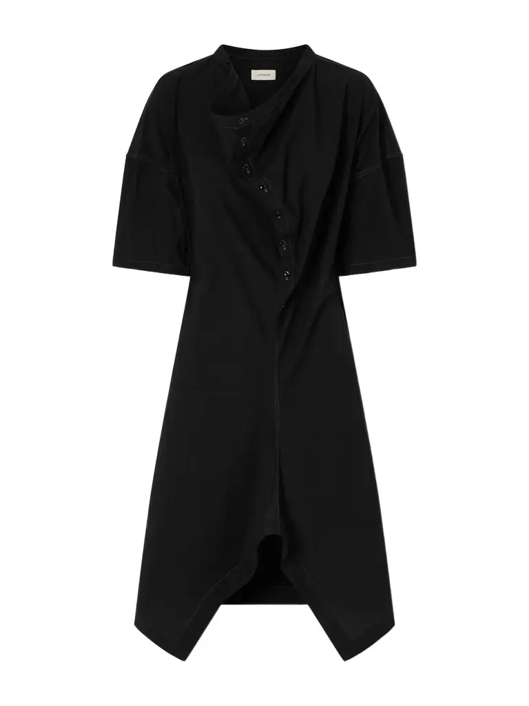 Lemaire Cotton-crepe Midi Dress