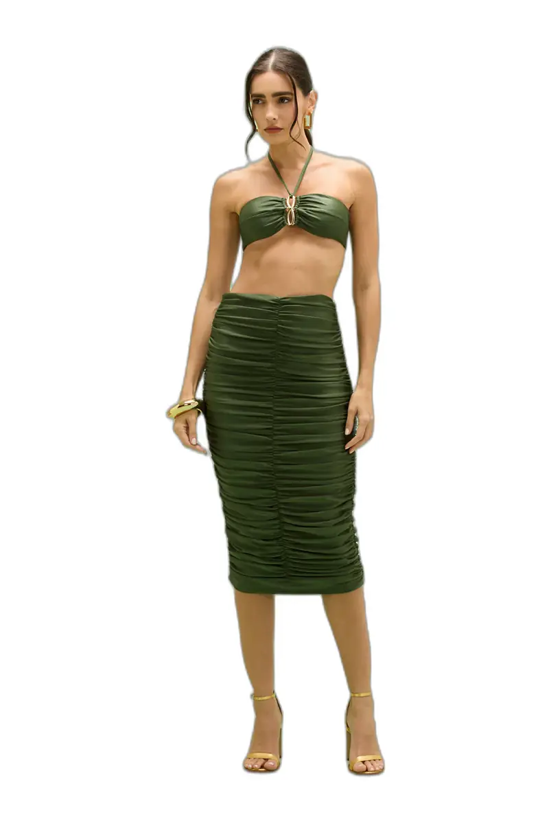 PatBo AURORA LYCRA MIDI SKIRT