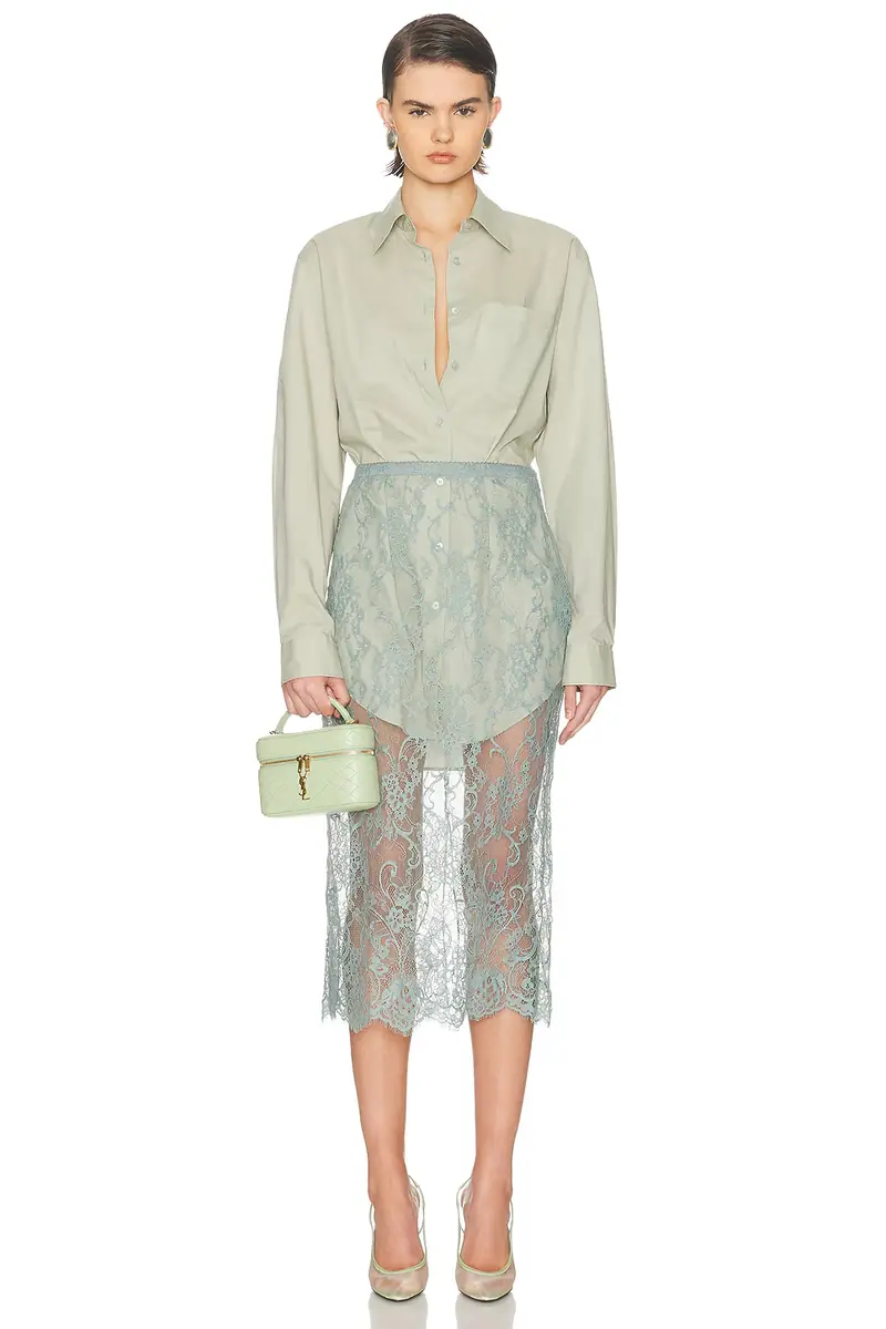 Acne Studios Depru Romantic Flower Lace Dress | Women's | Vtir