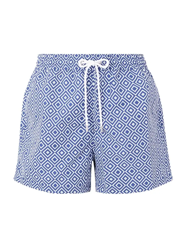 Frescobol Carioca Rio Straight-Leg Mid-Length Recycled Swim Shorts - Men