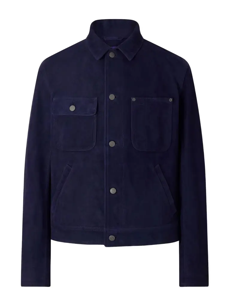 Ralph Lauren Purple Label Suede Field Jacket - Men