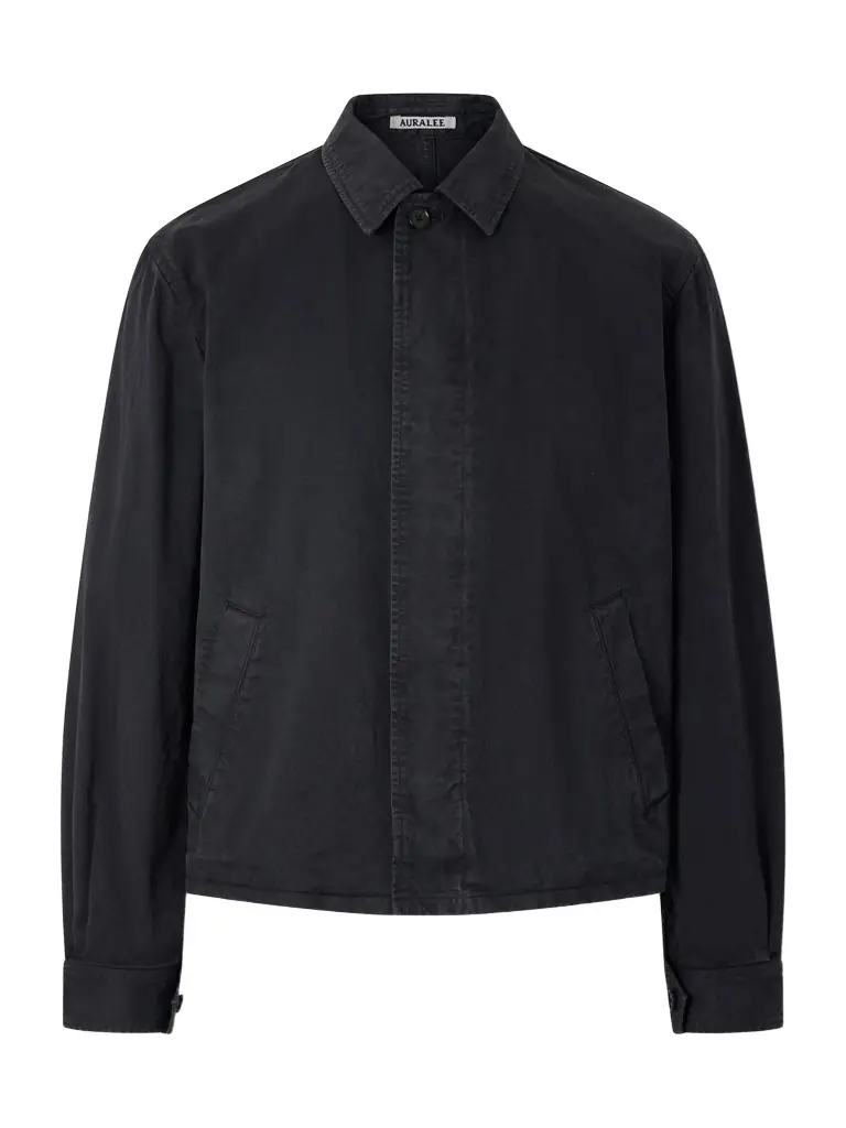 Auralee Garment-Dyed Cotton-Twill Blouson Jacket - Men
