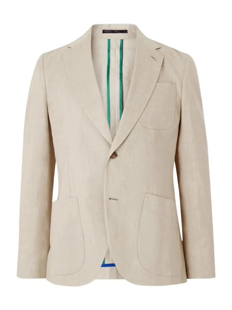 Paul Smith Linen and Wool-Blend Twill Suit Jacket - Men