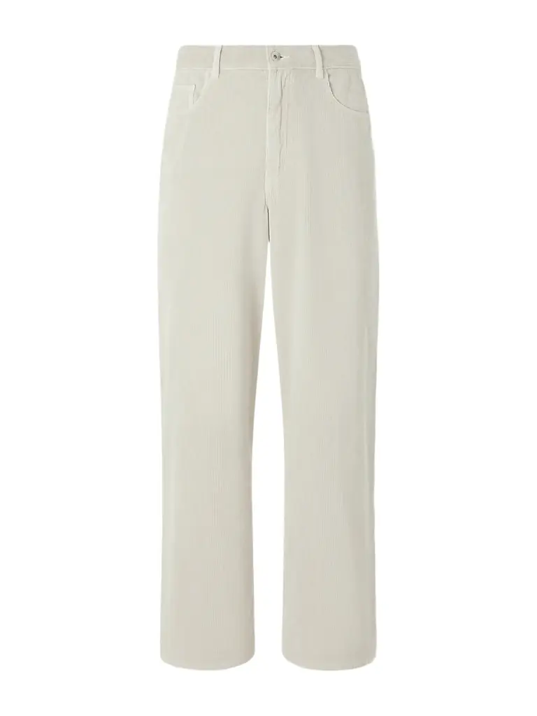 Auralee Wide-Leg Garment-Dyed Cotton-Corduroy Trousers - Men