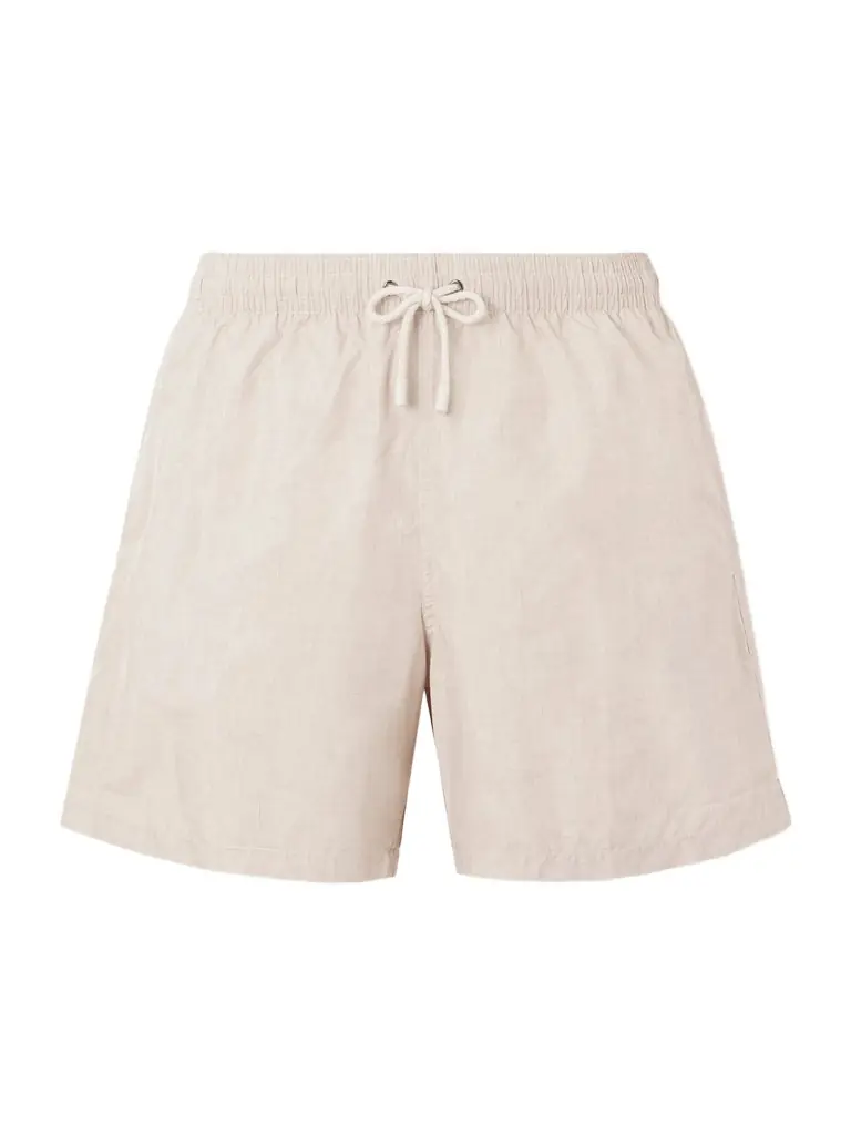 Straight-Leg Mid-Length Swim Shorts - Men