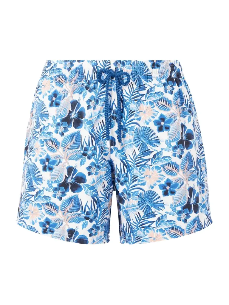 Vilebrequin Moorise Straight-Leg Mid-Length Printed Recycled Swim Shorts - Men