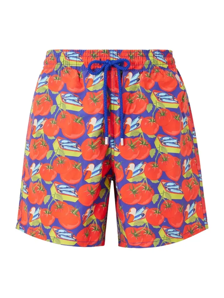 Vilebrequin Moorea Straight-Leg Mid-Length Printed Recycled Swim Shorts - Men