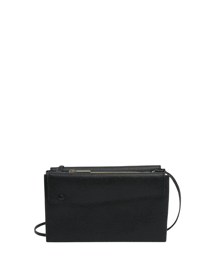 Valextra Trio Pouch Calfskin Crossbody Bag