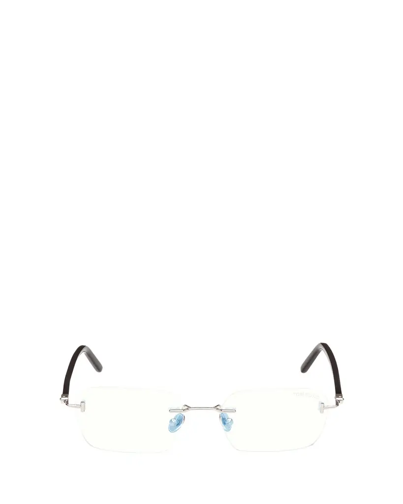 TOM FORD Rimless Mixed-Media Rectangle Sunglasses