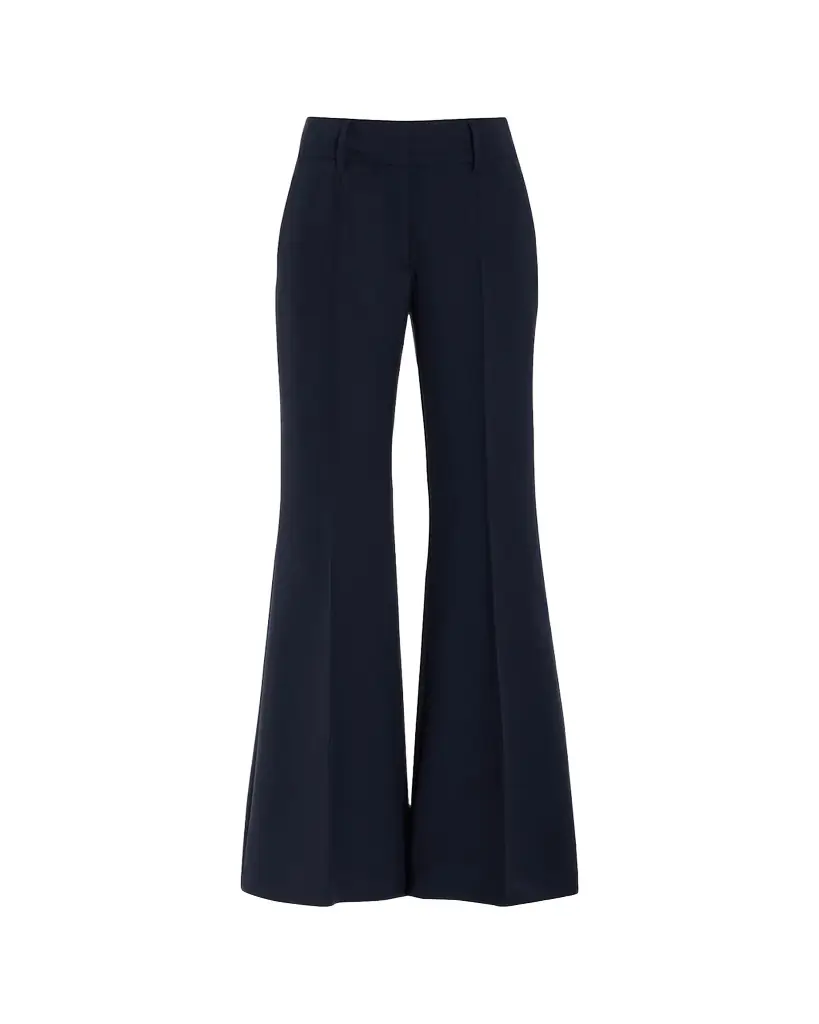 Gabriela Hearst Rhein Flared Wool Pants