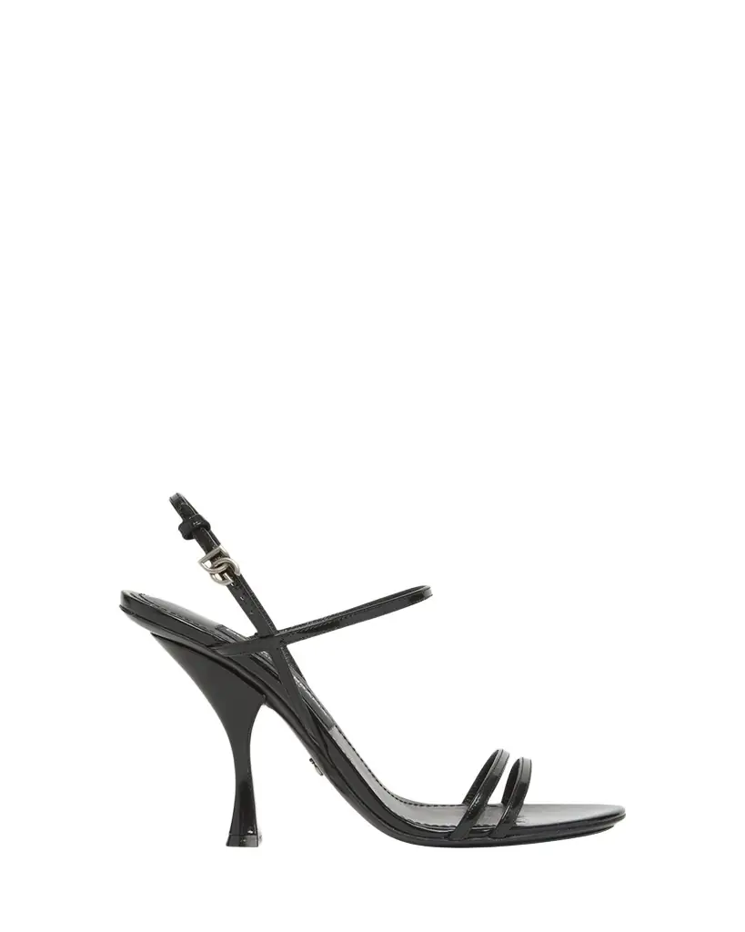 Dolce & Gabbana Patent Leather Double-Strap Sandals