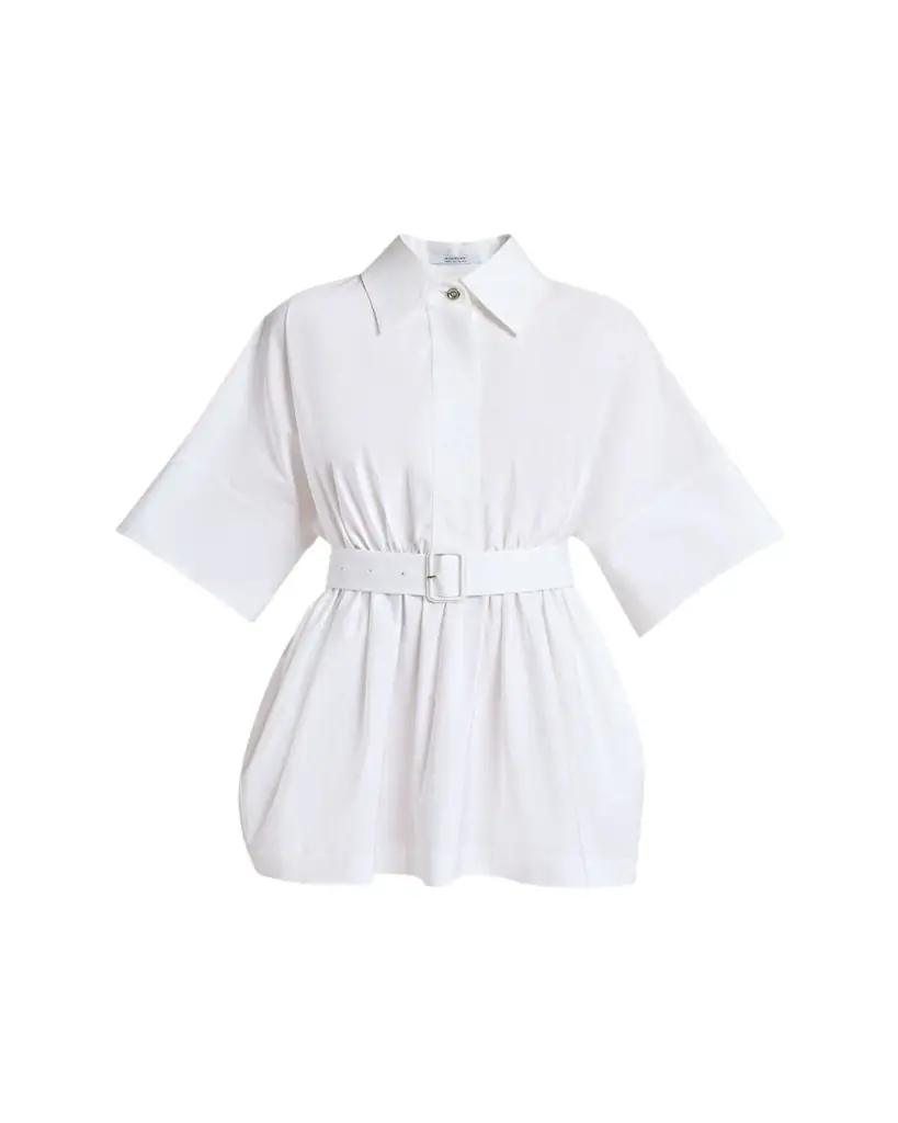 Givenchy Cinched Waist Mini Shirtdress
