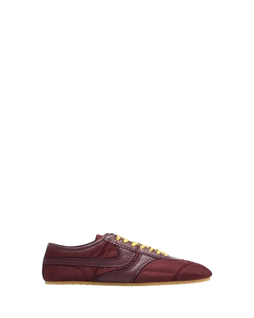 Dries Van Noten Men's Leather-Trimmed Nylon Low-Top Sneakers
