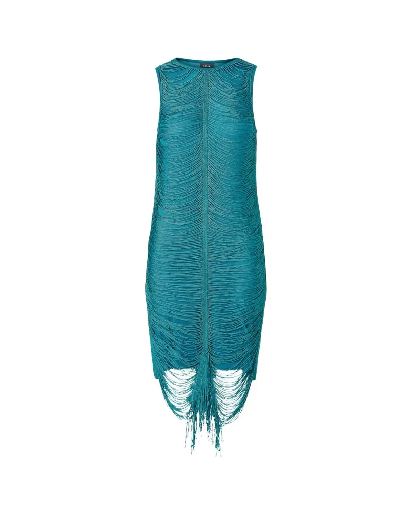 Akris Sleeveless Silk Knit Midi Sheath Dress