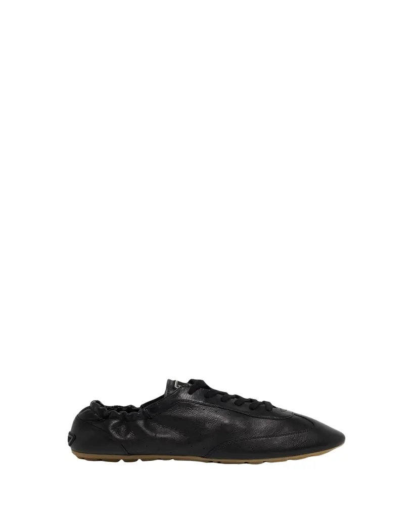 Saint Laurent Men's Lewis Grained Leather Sneakers