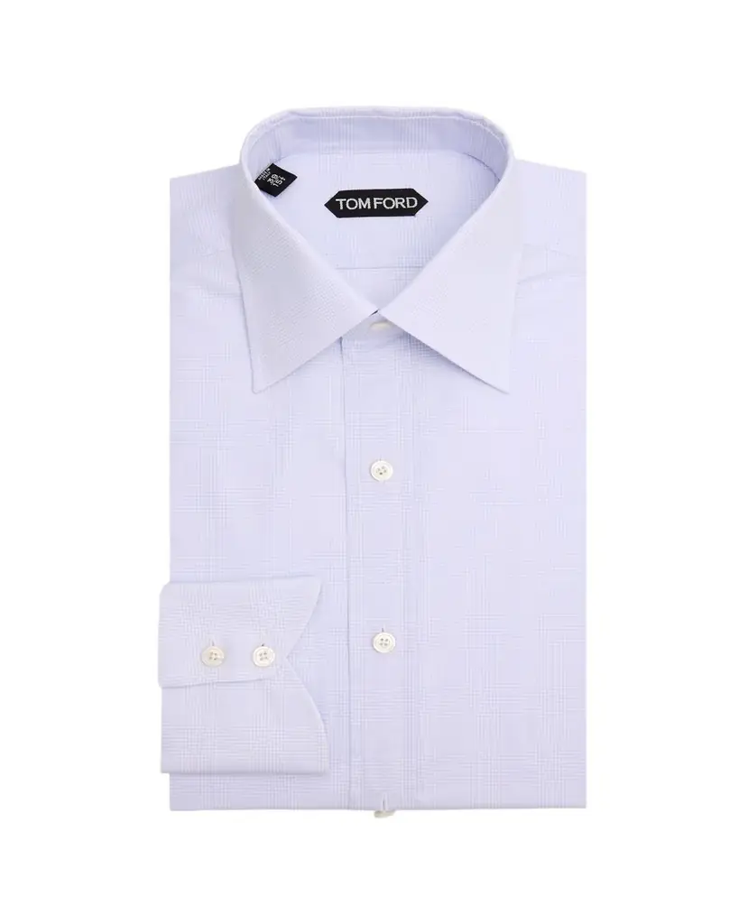 TOM FORD Men's Mutli Check Dress Shirt