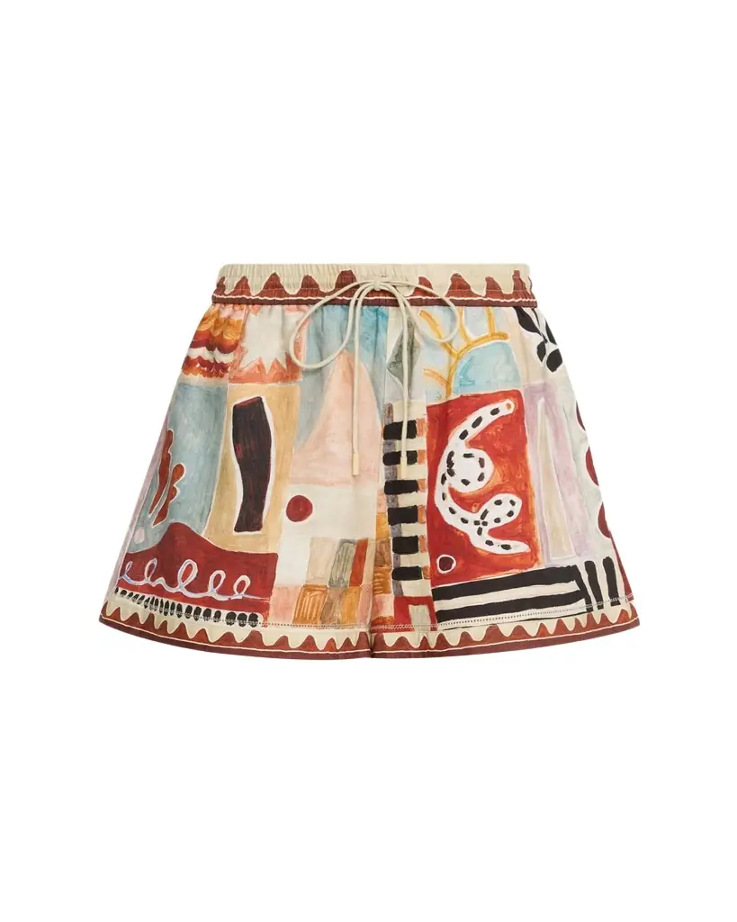 ALEMAIS Michelle Linen Shorts