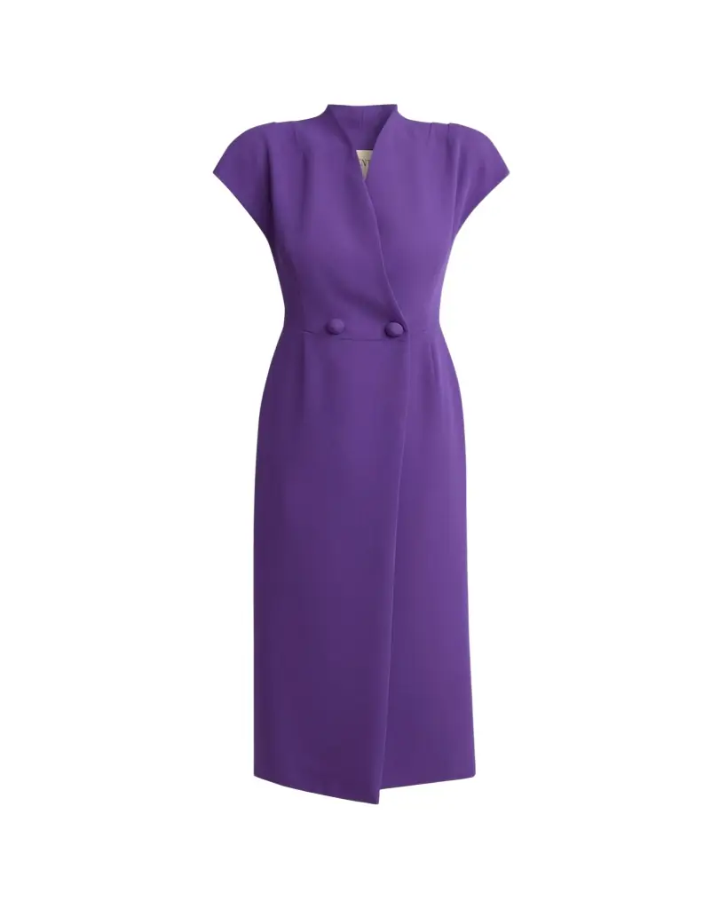 Valentino Garavani Double-Breasted Midi Dress