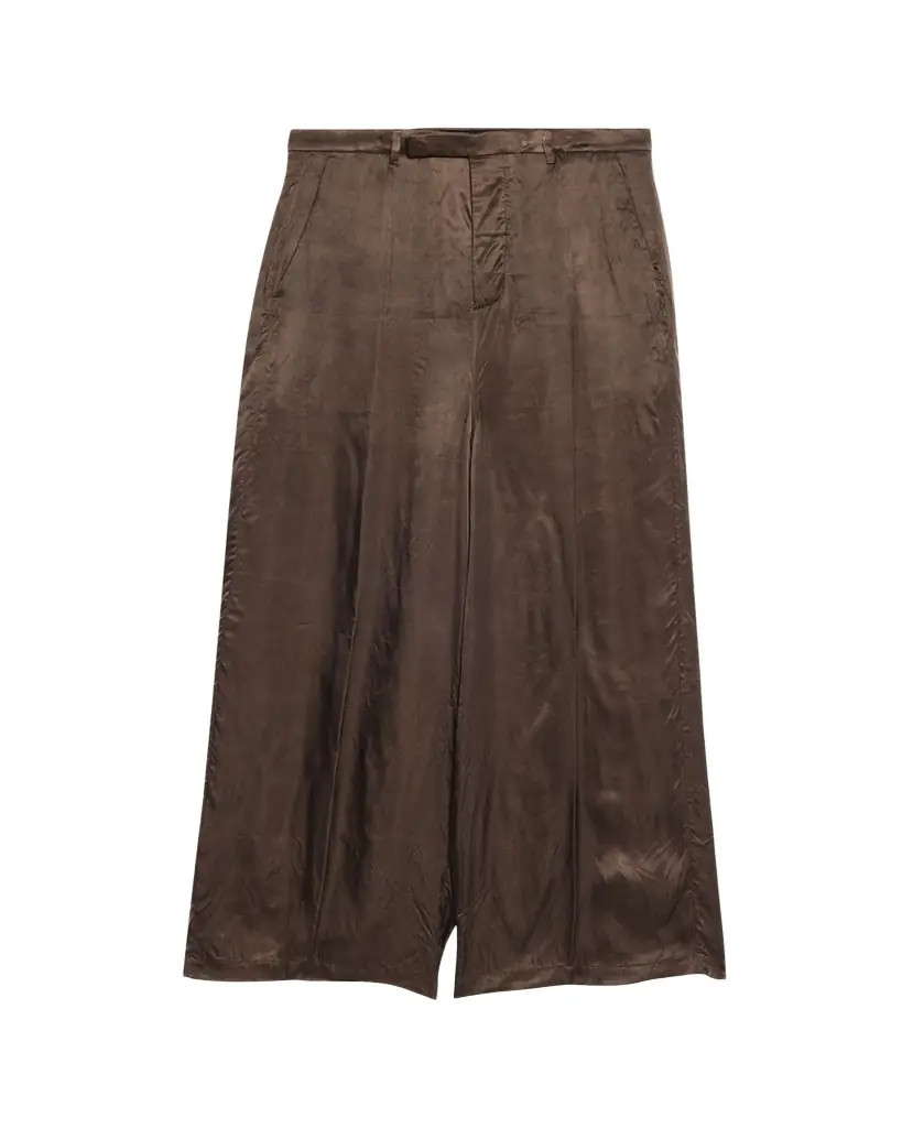 Rick Owens Satin Wide-Leg Pants