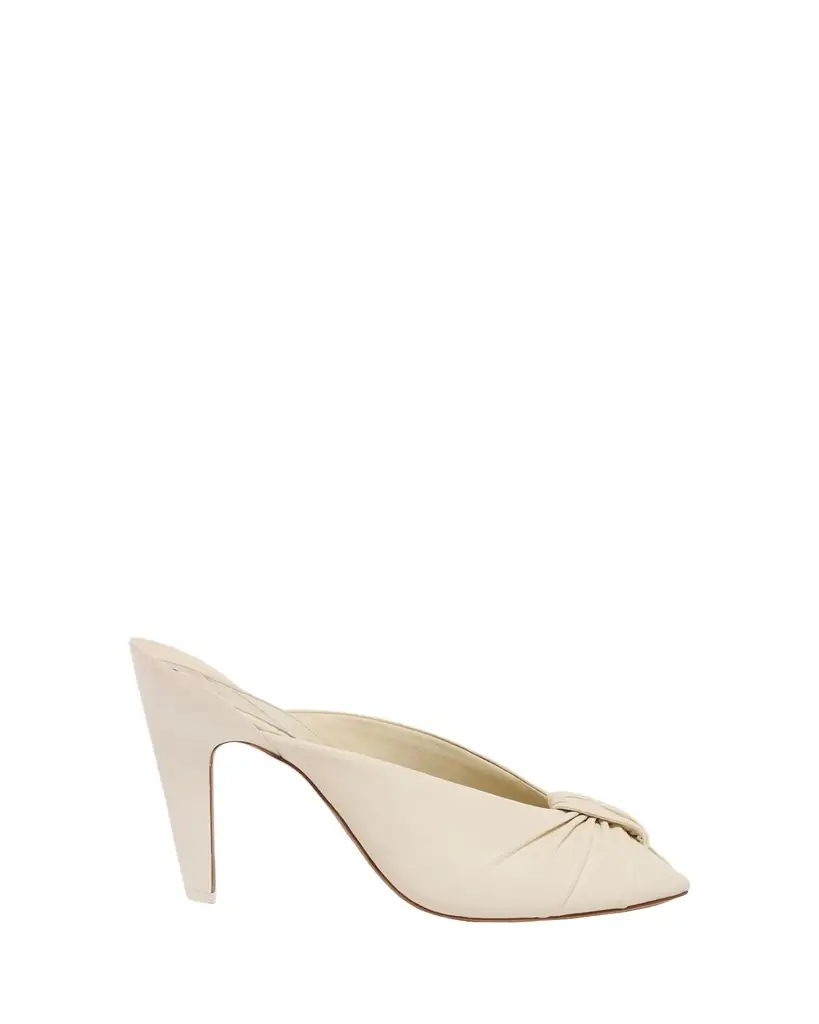 Chloe 95mm Suzie Knotted Leather Mules