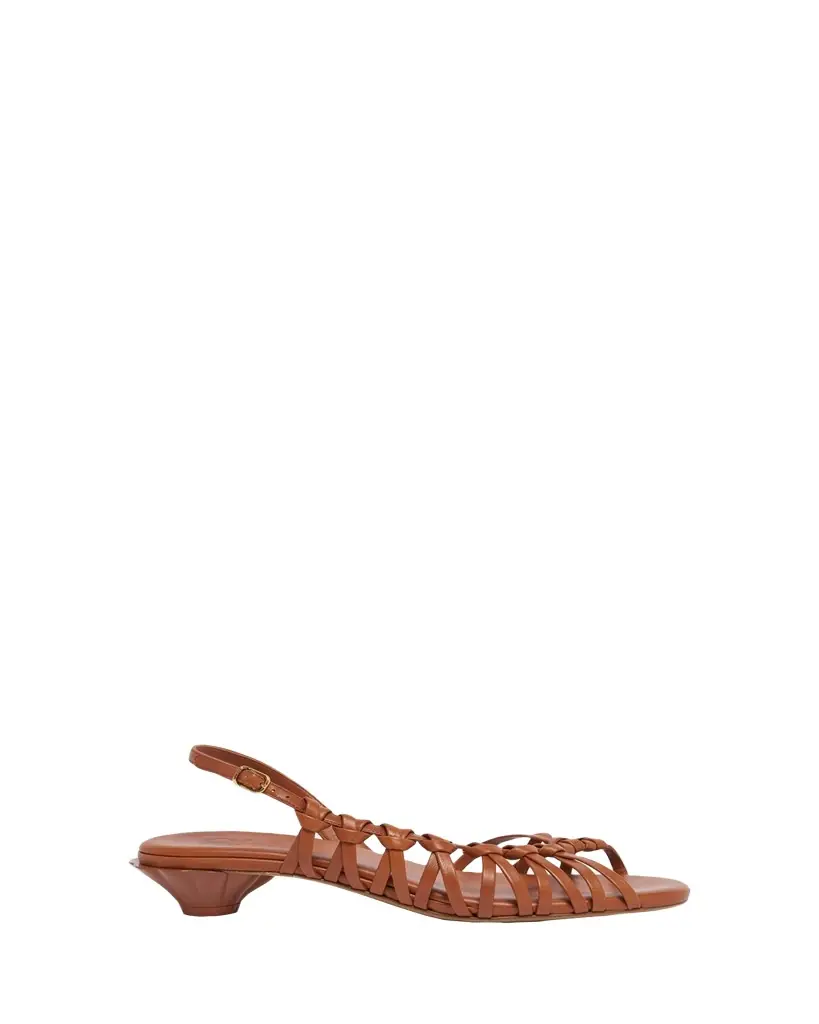 Chloe Estra Asymmetric Knotted Leather Sandals