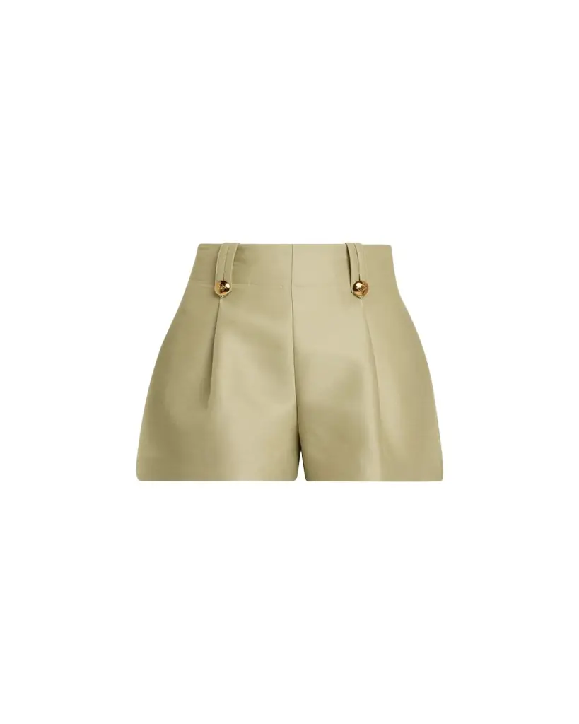 Zimmermann Luna Wool Silk Tailored Shorts