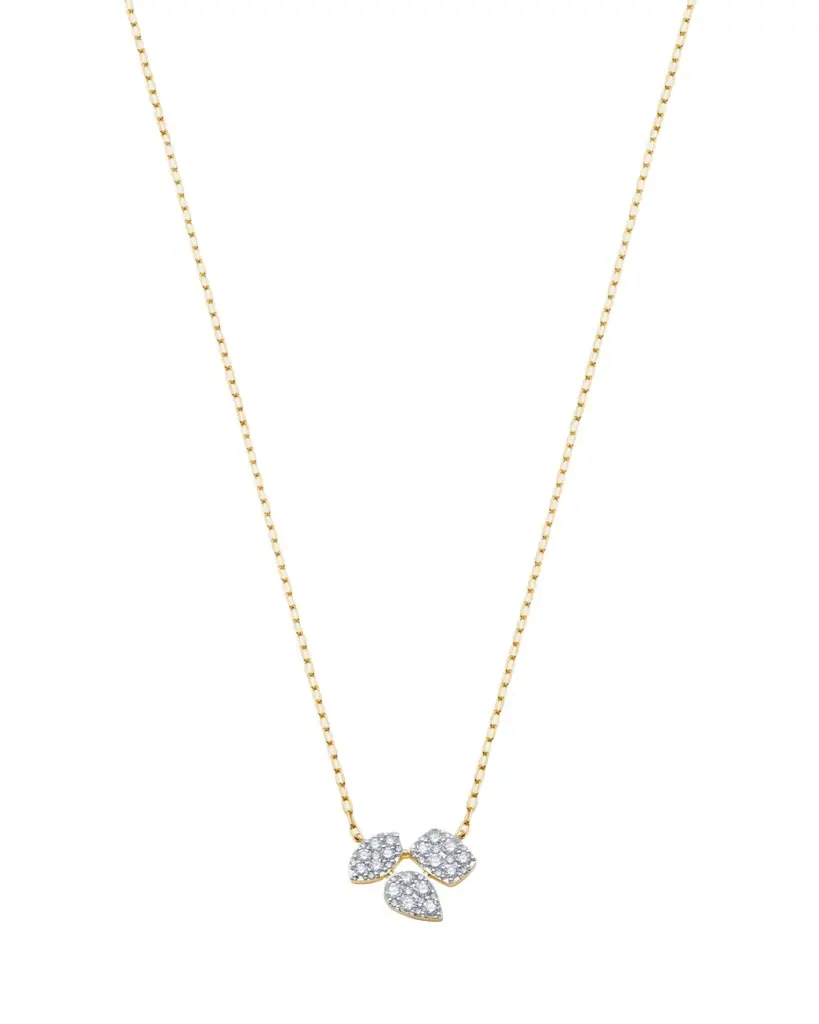 Sara Weinstock Reverie 18K Gold & Diamond Marquise, Pear & Cushion Necklace