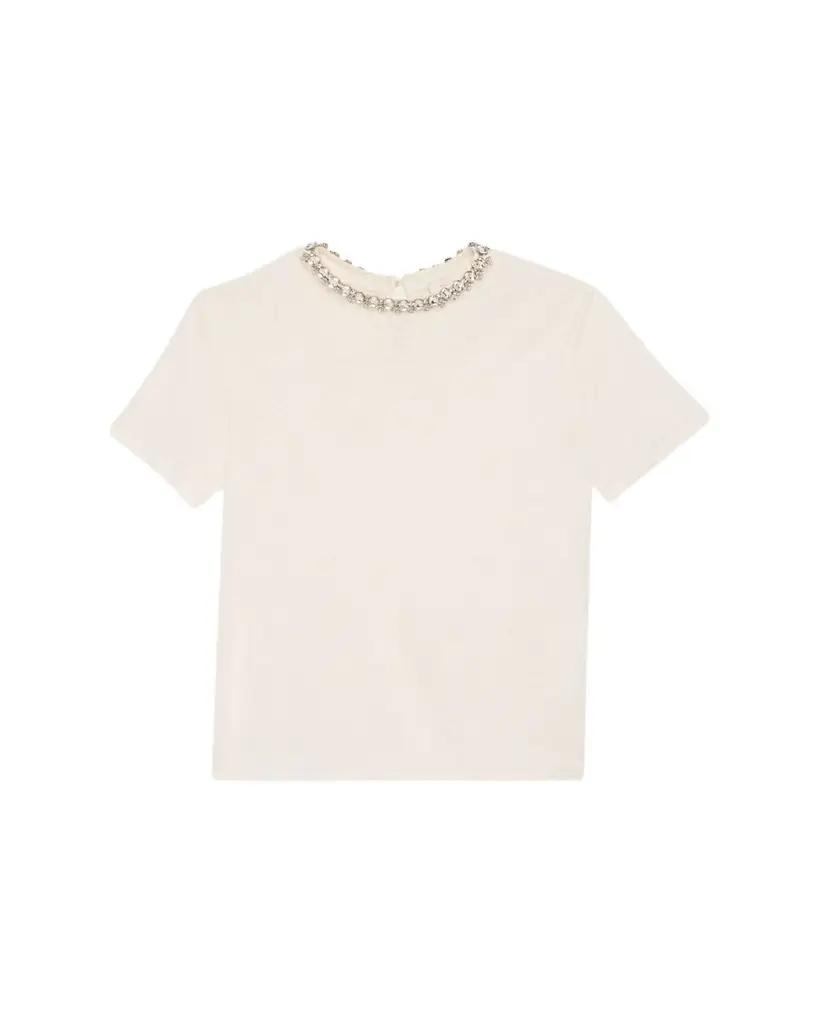 Zimmermann Embellished Short-Sleeve Tee