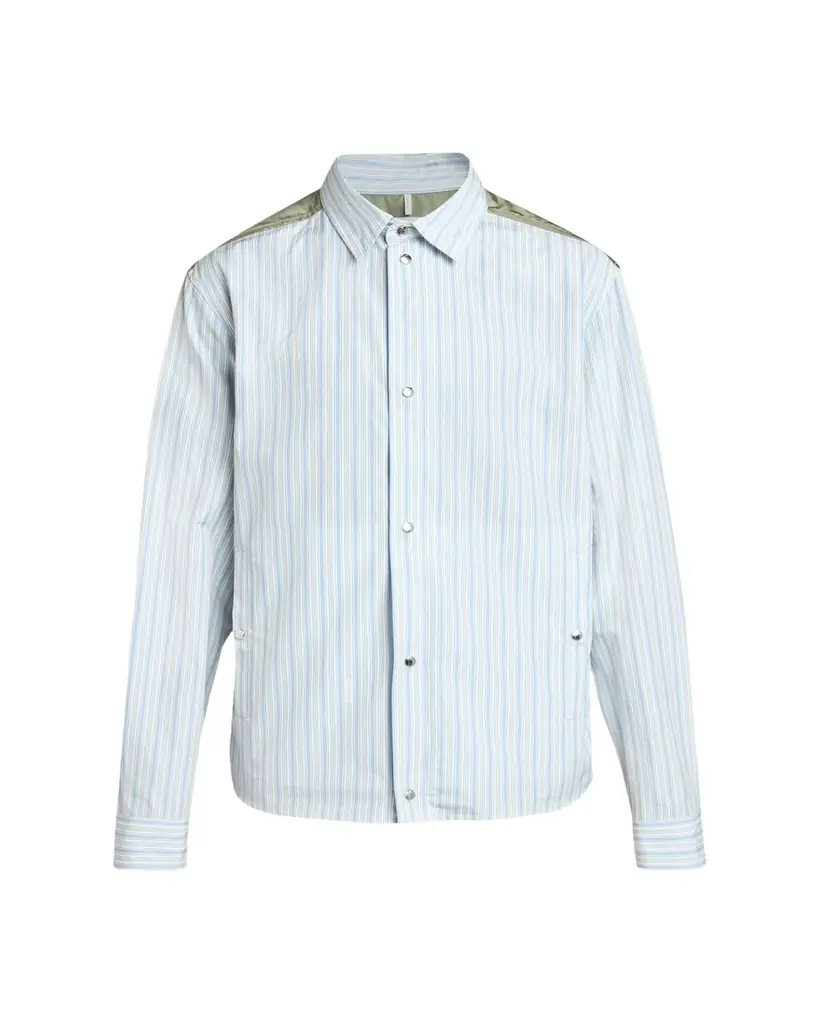 Moncler Men's Mixed-Media Shirt Jacket