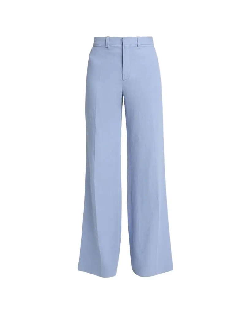 Chloe Linen Wide-Leg Trousers