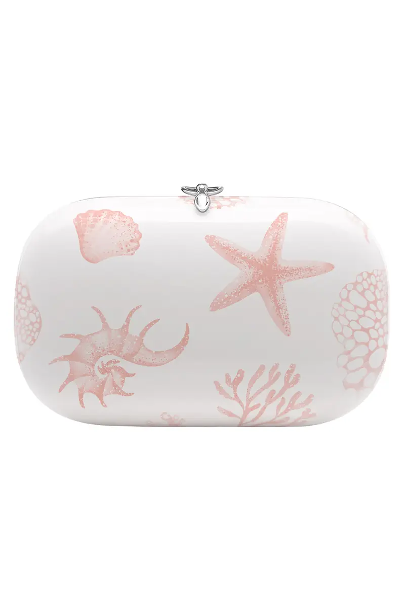 JEFFREY LEVINSON Elina Plus Clutch - Seashell Pink