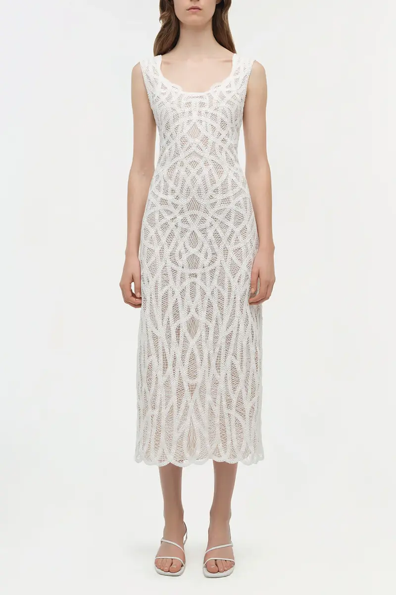 Simkhai Leonora Macrame Dress