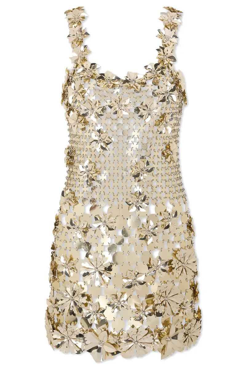Rabanne Sleeveless Sequin Mini Drsss