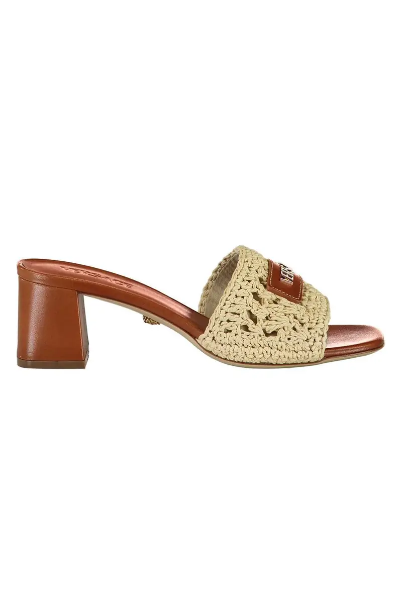 Versace Theia Mule 55 - Natural Amber