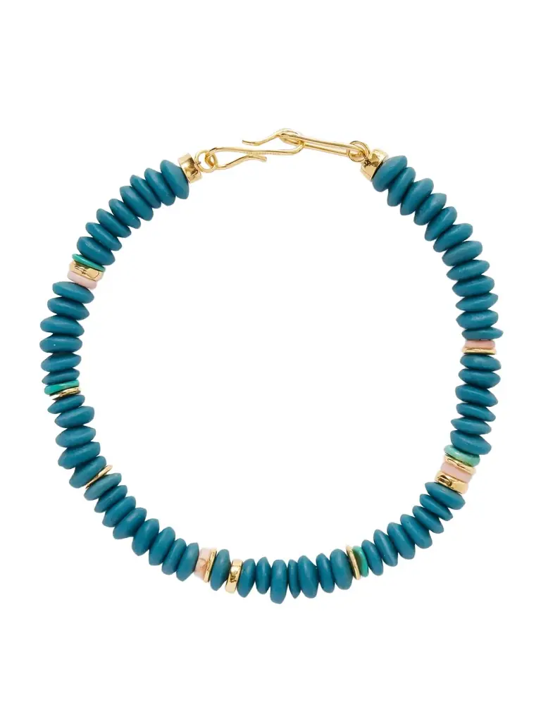 Lizzie Fortunato Gold-tone Glass Beaded Necklace