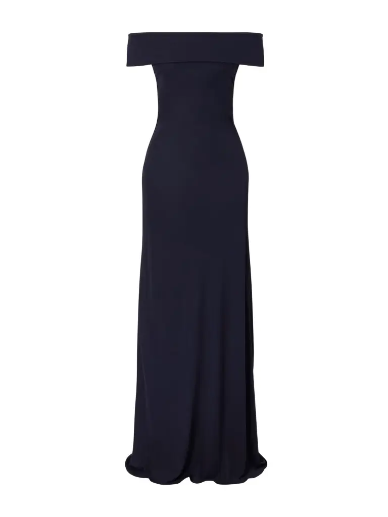 Alaïa Off-the-shoulder Stretch-jersey Maxi Dress