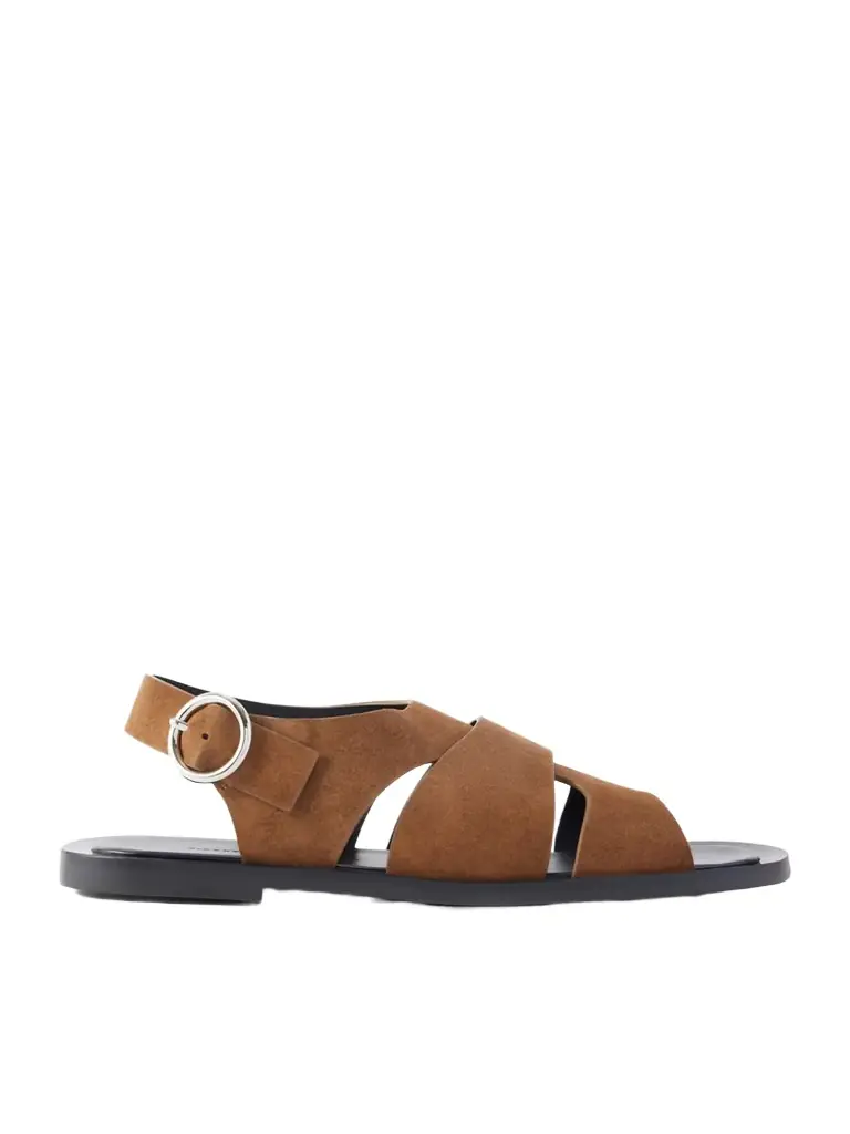 Proenza Schouler Capri Fisherman Suede Sandals