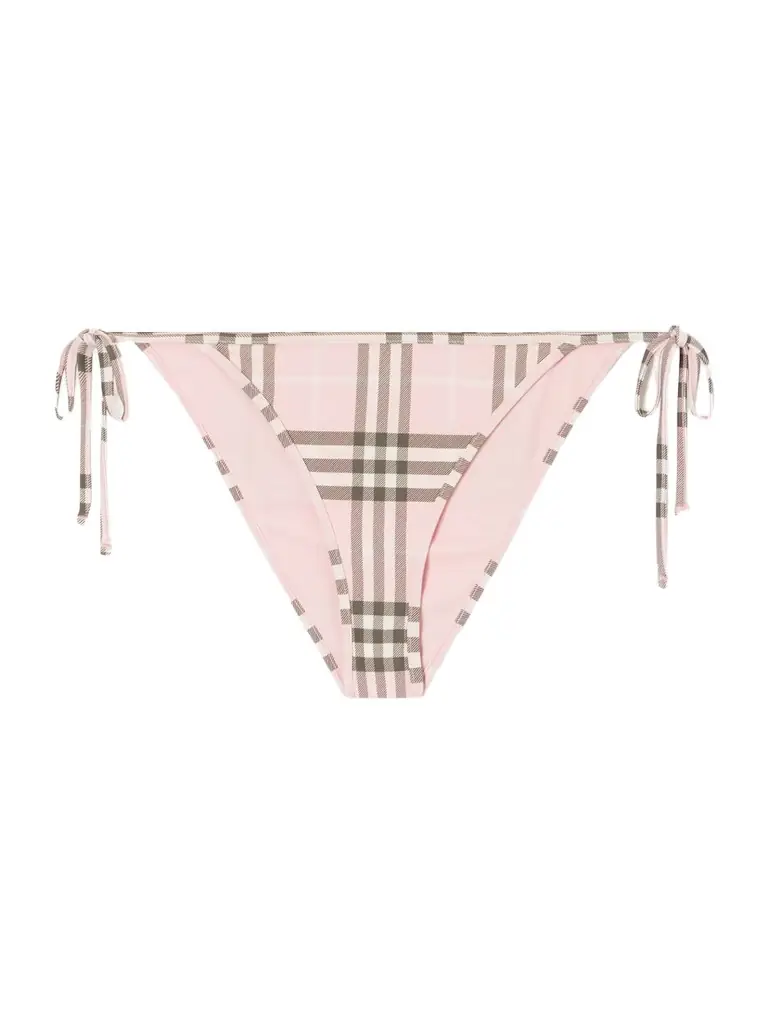 Burberry Sadie Checked Bikini Briefs