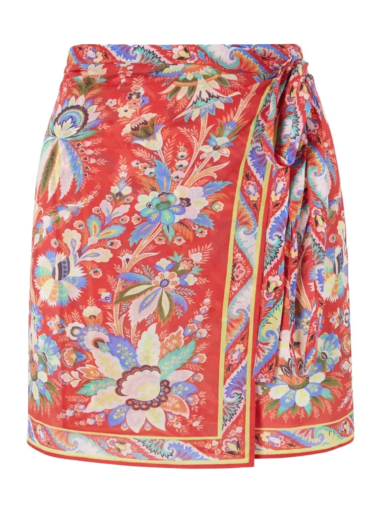 Etro Floral-print Voile Sarong