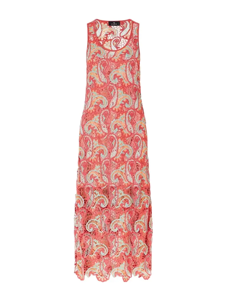 Etro Crocheted Midi Dress