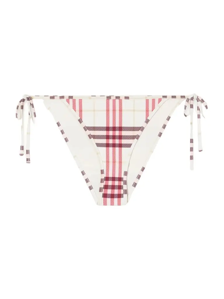 Burberry Sadie Checked Bikini Briefs
