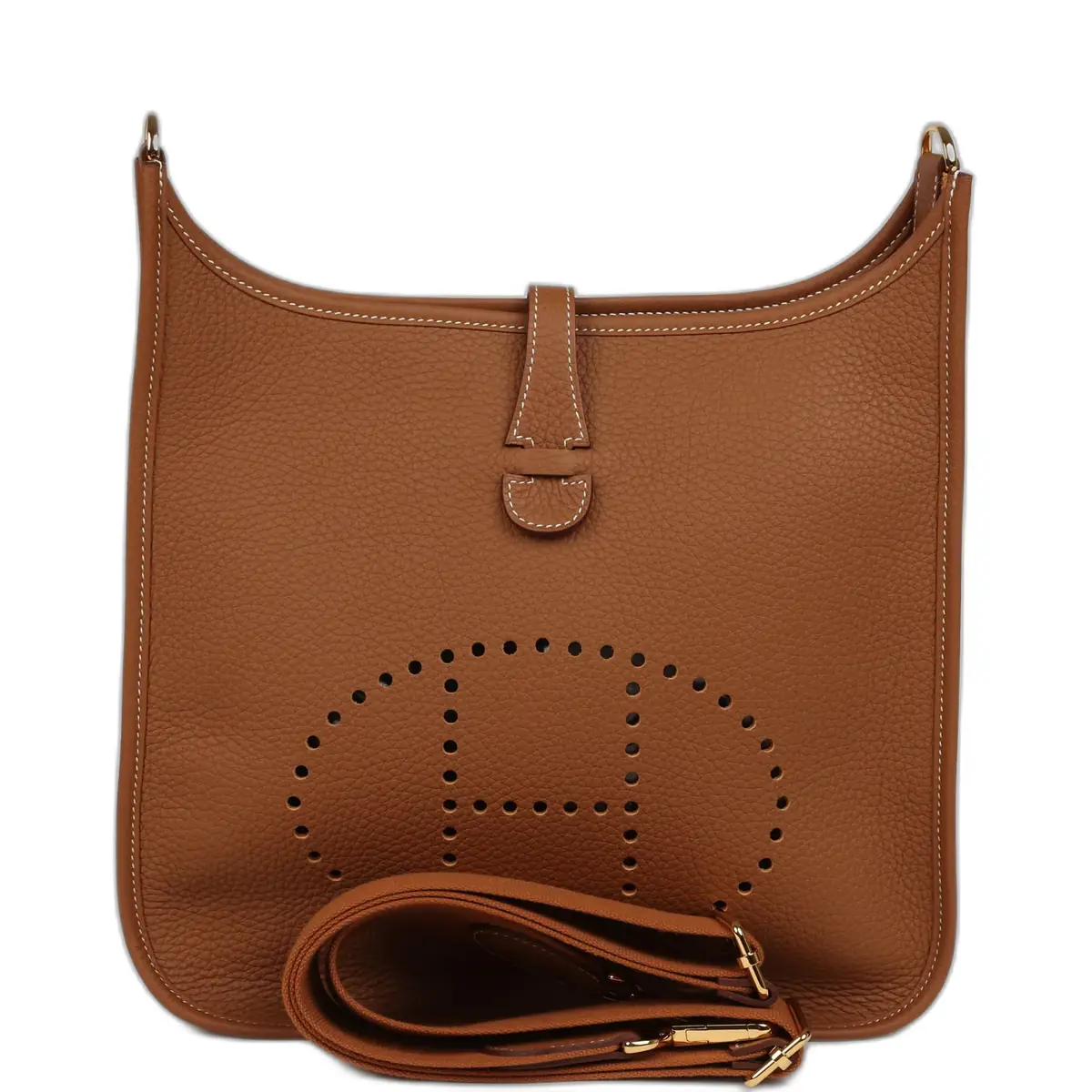 hermes Hermes Evelyne III PM Gold Clemence Gold Hardware