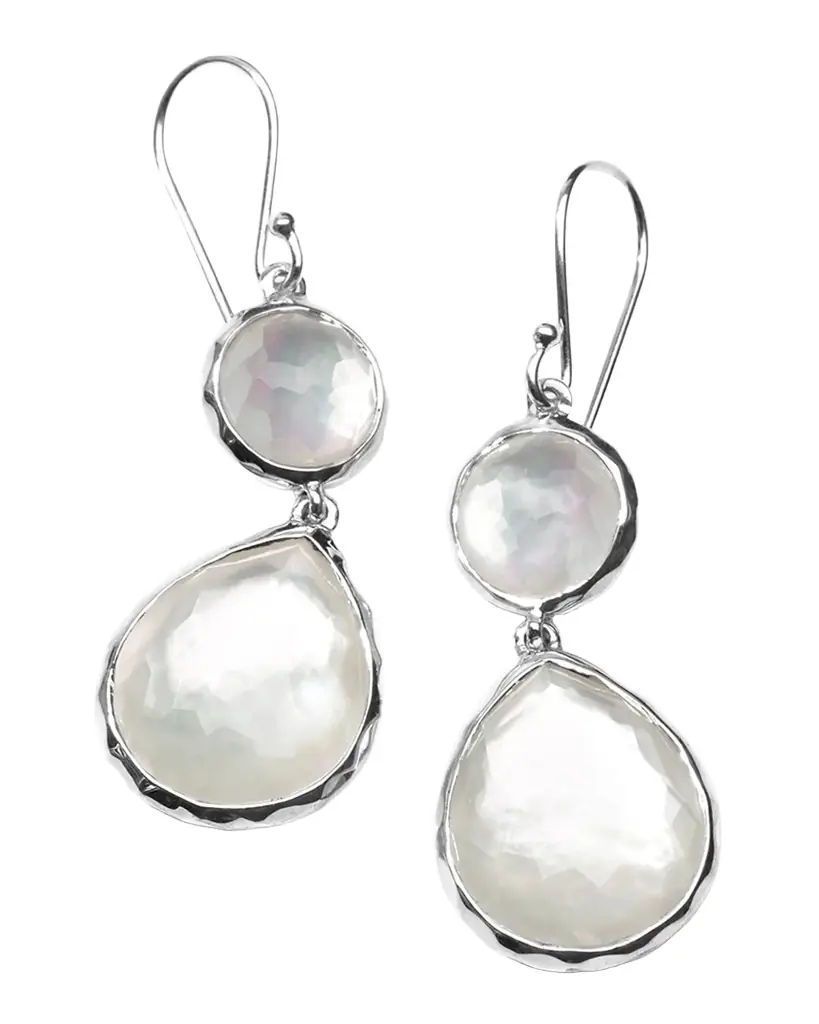 Ippolita Double Drop Earrings in Sterling Silver