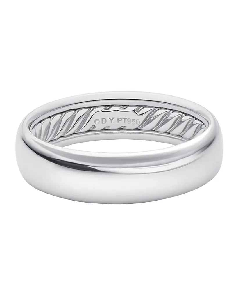 David Yurman Men 's DY Classic Band Ring in 18K Gold, 6mm