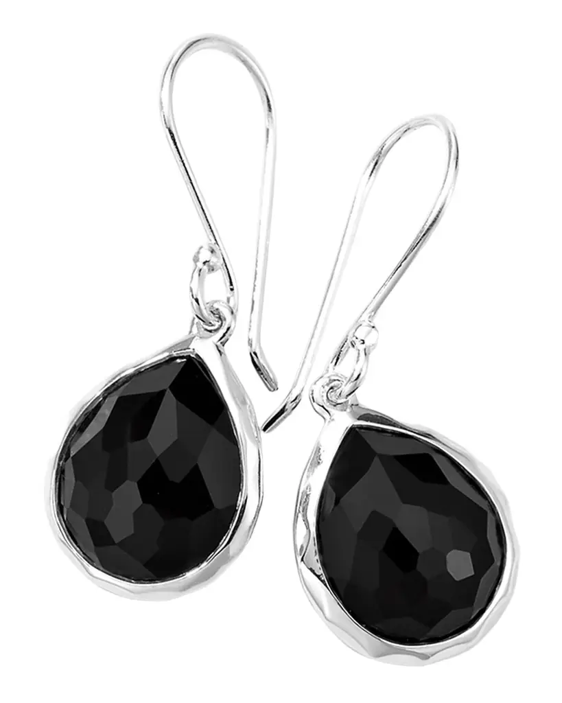 Ippolita Rock Candy Mini Teardrop Earrings in Onyx