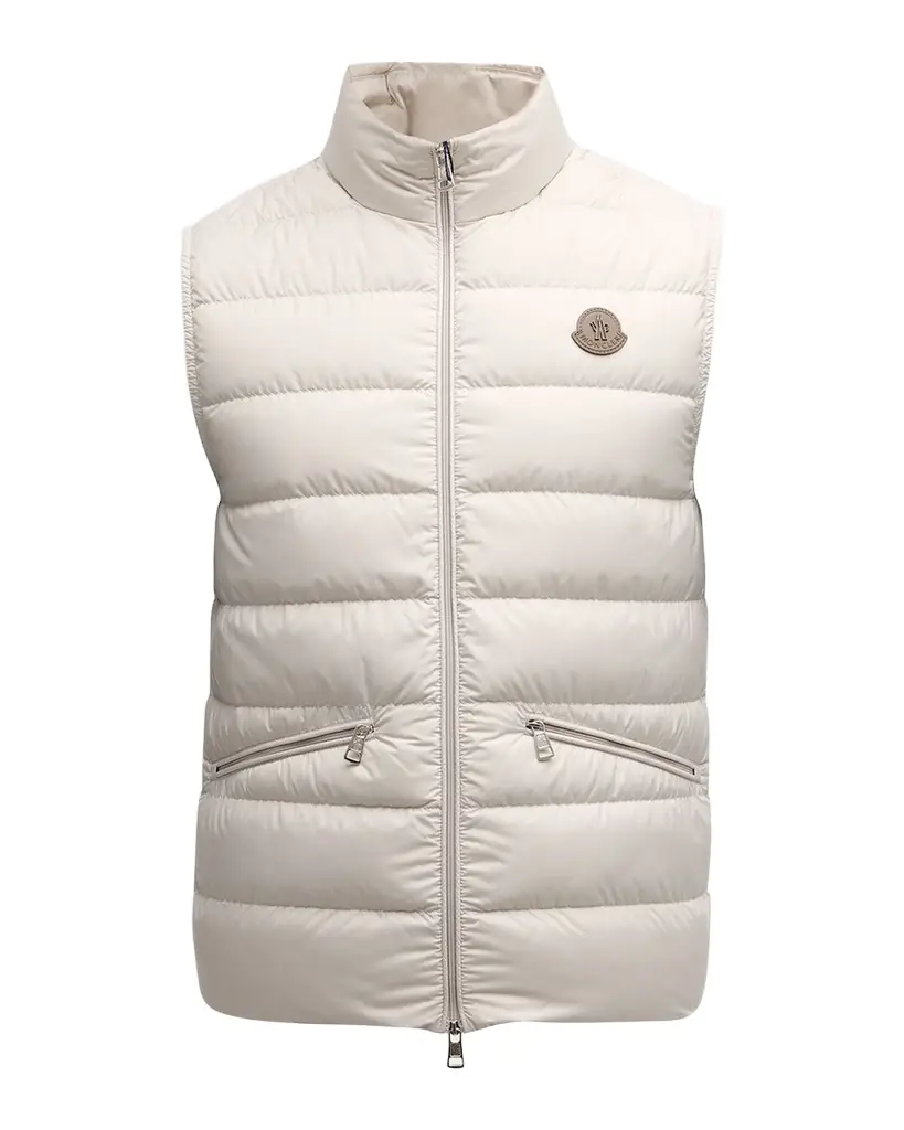 Moncler Men 's Treompan Quilted Zip Vest